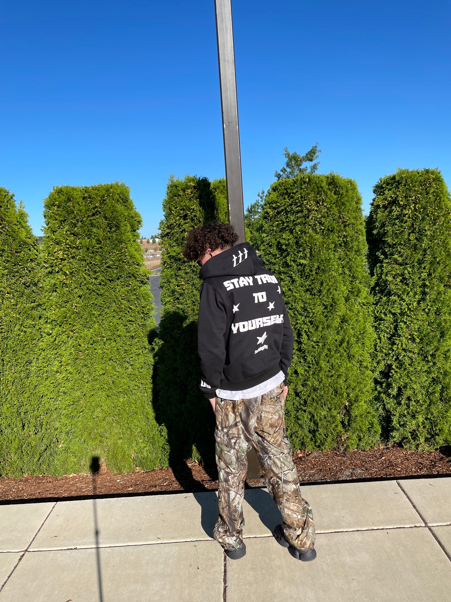 'Stay True To Yourself' Zip-Up Hoodie